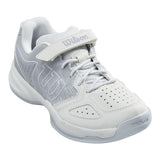 Wilson Kaos Junior Tennis Shoe (White/Pearl Blue)