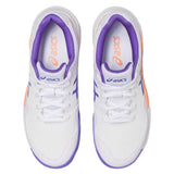 Asics Gel Resolution 9 GS Junior Tennis Shoe (White/Purple)
