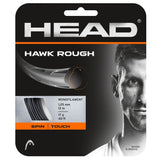 Head Hawk Rough 17 Tennis String (Anthracite) - RacquetGuys.ca