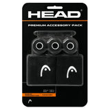 Head Premium Tennis Overgrip Accessory Pack (Black) - RacquetGuys