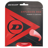 Dunlop Explosive Red 16 G Tennis String (Red) - RacquetGuys.ca