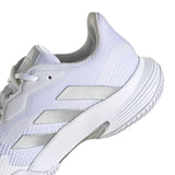 adidas CourtJam Control Women's Tennis Shoe (White/Silver)
