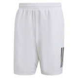 adidas Men's 3 Stripe 9-inch Club Short  (White)