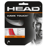 Head Hawk Touch 17/1.25 Tennis String (Red)