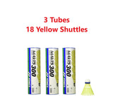 Yonex Mavis 300 Nylon Badminton Shuttlecocks 3 Pack (Yellow)