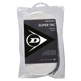Dunlop Super Tac Overgrip 30 Pack (White) - RacquetGuys