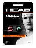 Head Zverev Vibration Dampener (Teal/Hot Lava) - RacquetGuys