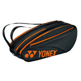 Yonex Team 6 Pack Racquet Bag (Black/Orange)