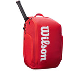 Wilson Super Tour Backpack Racquet Bag (Red)