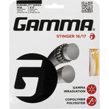 Gamma Stinger 16/17 Hybrid Tennis String (White/Yellow)