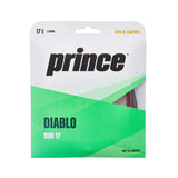 Prince Diablo Duo 17 Tennis String (Black/Red) - RacquetGuys.ca