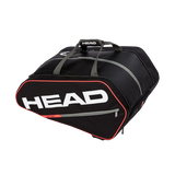 Head Tour Pickleball Supercombi 10 Pack Paddle Bag (Black/Orange)