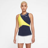 Nike Womens Dri-FIT Paris Slam Tank (Obsidian/Yellow)
