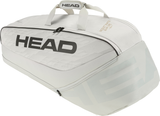 Head Pro X 6 Medium Racquet Bag (White/Black)