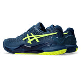 Asics Gel Resolution 9 Men's Tennis Shoe (Mako Blue/Safety Yellow)