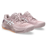 Asics Gel Resolution 9 Women's Tennis Shoe (Watershed Rose/White) - RacquetGuys.ca