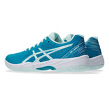 Asics Gel Game 9 Women's Tennis Shoe (Teal Blue/White)