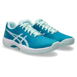 Asics Gel Game 9 Women's Tennis Shoe (Teal Blue/White)