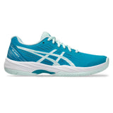 Asics Gel Game 9 Women's Tennis Shoe (Teal Blue/White)