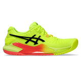 Asics Gel Resolution 9 Paris Edition Women's Tennis Shoe (Safety Yellow/Black)