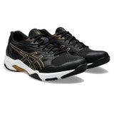 Asics Gel Rocket 11 Men's Indoor Court Shoe (Black/Pure Gold)