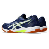 Asics Gel Rocket 11 Men's Indoor Court Shoe (Blue Expanse/Safety Yellow)