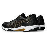 Asics Gel Rocket 11 Wide Men's Indoor Court Shoe (Black/Pure Gold)