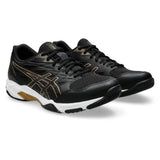 Asics Gel Rocket 11 Wide Men's Indoor Court Shoe (Black/Pure Gold)