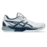 Asics Powerbreak FF Men's Indoor Court Shoe (White/Vintage Indigo)