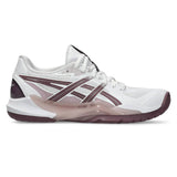 Asics Powerbreak FF Women's Indoor Court Shoe (White/Dusty Mauve)