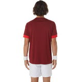 Asics Men's Court SS Top (Beet Juice/Classic Red)