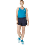 Asics Women's Court Tank Top (Teal Blue/Brilliant White)