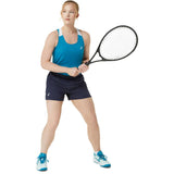 Asics Women's Court Tank Top (Teal Blue/Brilliant White)