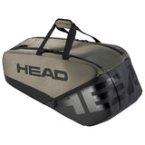 Head Pro X Large 9 Racquet Bag Thyme/Black