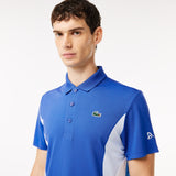 Lacoste Men's Regular Fit Jersey Tennis Polo (Blue)