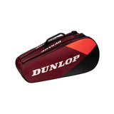 Dunlop CX Club 6 Pack Racquet Bag (Red/Black) - RacquetGuys.ca