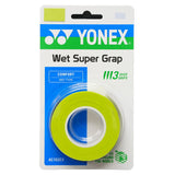 Yonex Wet Super Grap Overgrip 3 Pack (Citrus Green)