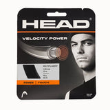 Head Velocity MLT Power 16/1.30 Tennis String (Black)