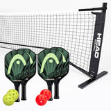 Head Extreme Tour Lite 4 Paddle + Net Pickleball Bundle