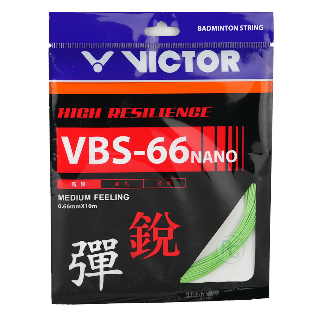 Victor VBS-66 Nano Badminton String (Green)