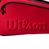 Wilson Clash v2 Super Tour 9 Pack Racquet Bag (Red/Black) - RacquetGuys.ca