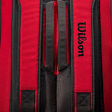 Wilson Clash v2 Super Tour 9 Pack Racquet Bag (Red/Black) - RacquetGuys.ca