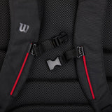 Wilson Clash v2 Super Tour Backpack Racquet Bag (Red/Black) - RacquetGuys.ca