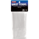 Tourna Wrist Towel 6" Extra Wide Wristband (White) - RacquetGuys.ca