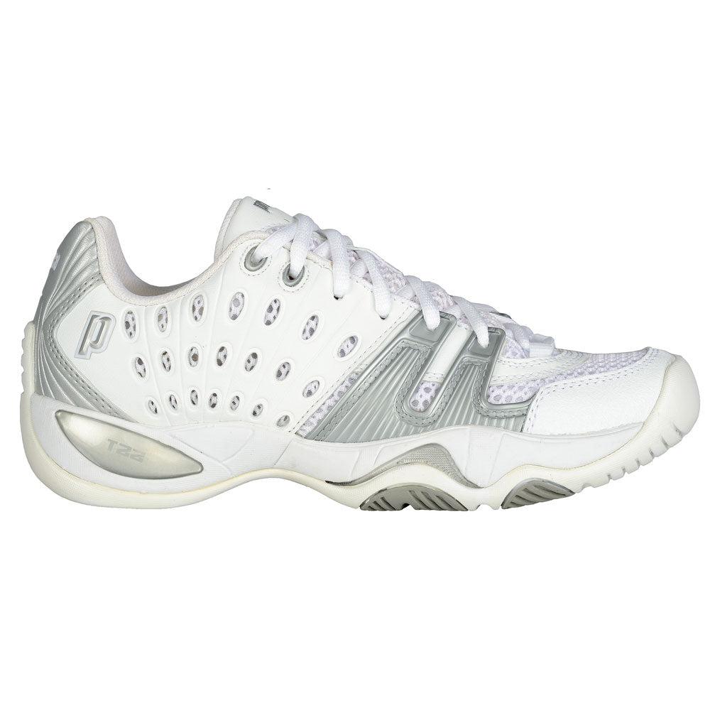 Prince T22 White/Silver Women's Shoes