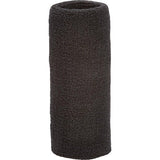 Tourna Wrist Towel 6" Extra Wide Wristband (Black) - RacquetGuys.ca