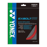 Yonex BG Exbolt 63 Badminton String (Ruby Red)