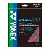 Yonex BG Exbolt 63 Badminton String (Light Pink)