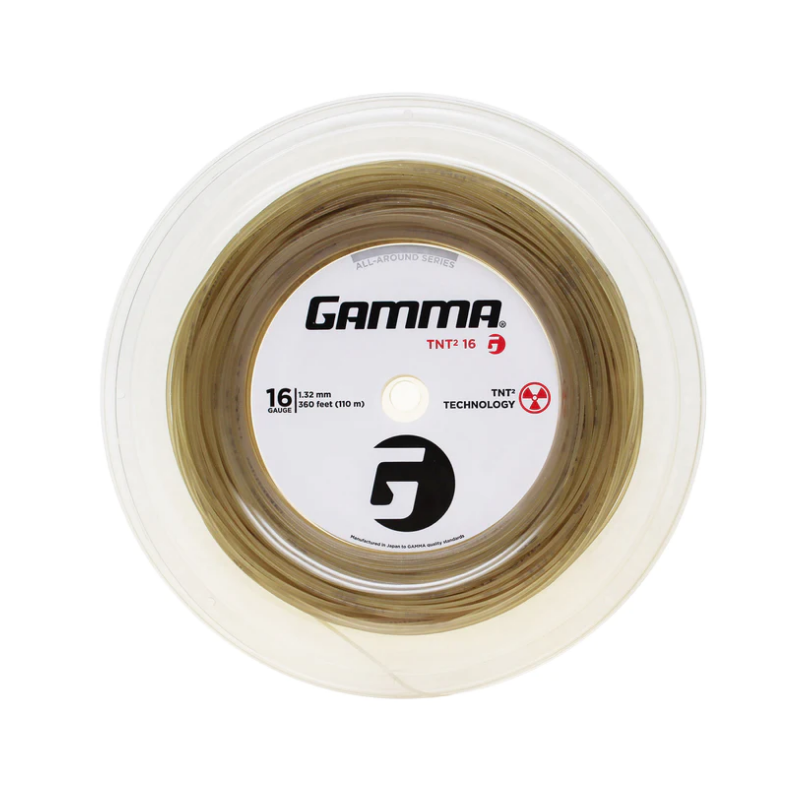 Gamma TNT2 16/1.32 Tennis String Mini Reel (Natural)