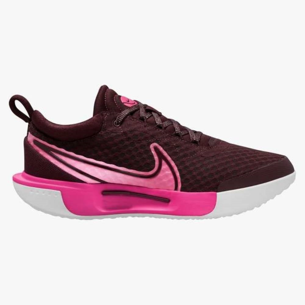 Nike Court Zoom Pro Women s Tennis Shoe Burgundy Pink